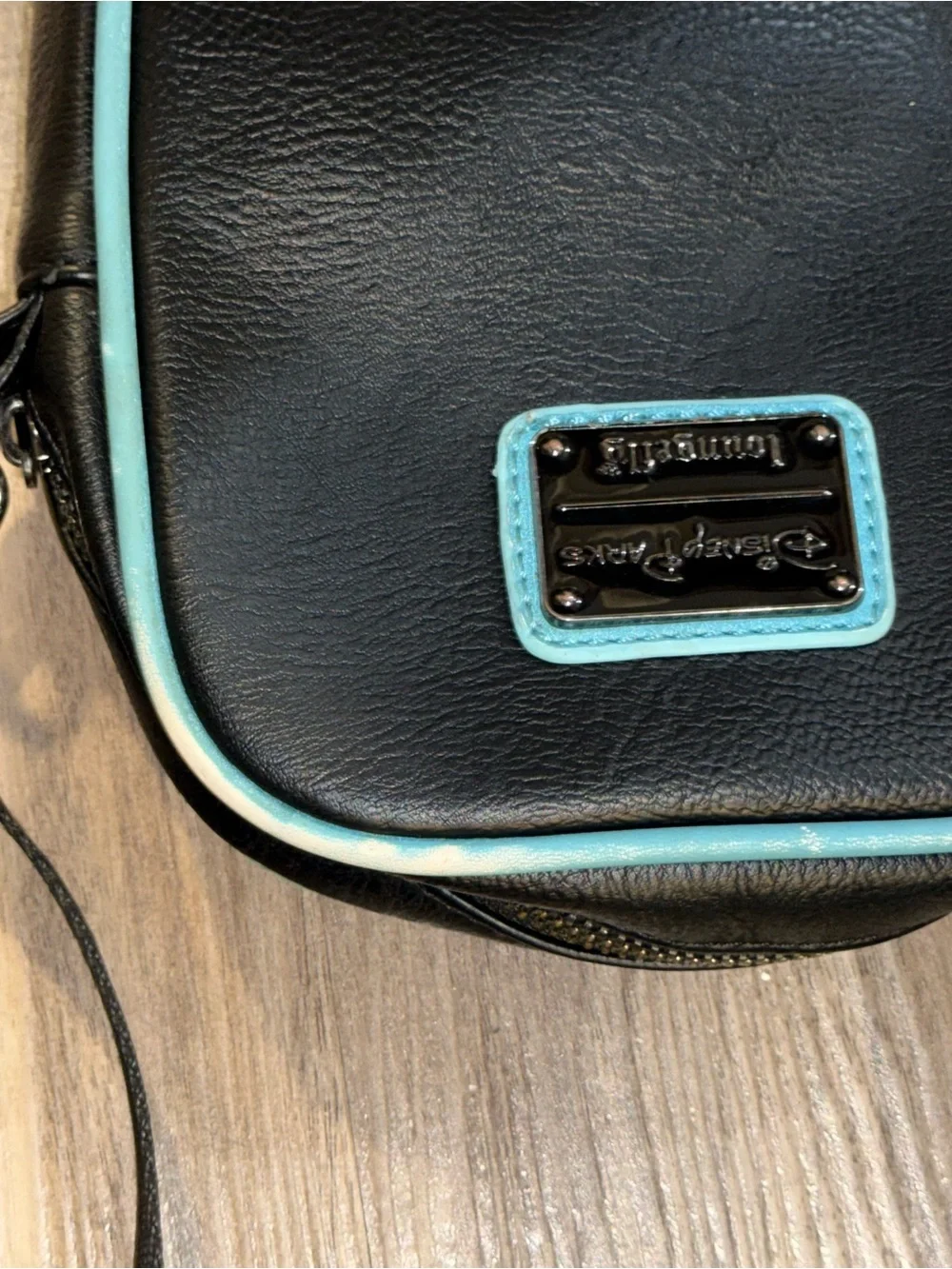 Disney Parks TRON Lightcycle Run Crossbody Bag Black & Blue Shoulder Bag‎